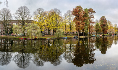 The Westerlijk marktkanaal or Western Market canal, Amsterdam, The Netherlands