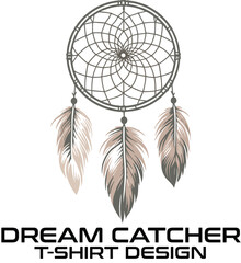 Dream Catcher Vector T Shirt Design