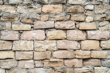 Fototapeta premium Weathered Stone Wall Texture Background Image