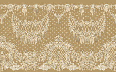 lace fabric background vector