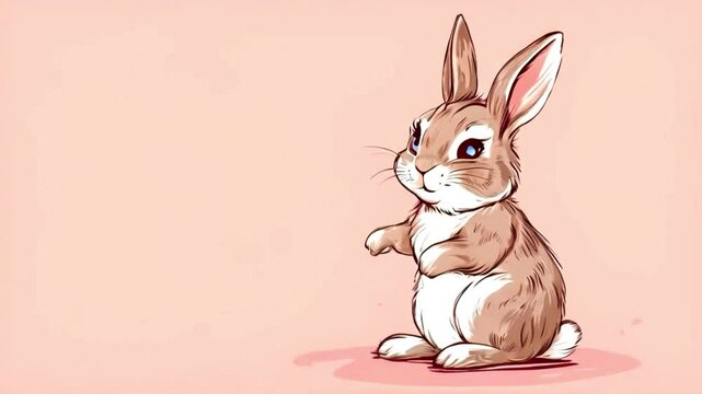 easter bunny with egg