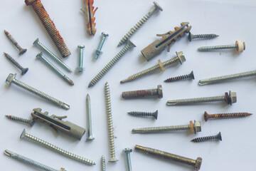 Screws and Nails 6
Several screws and nails on a white background