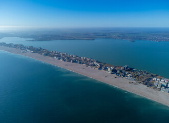 Landscape with Mamaia resort - Romania seen from above