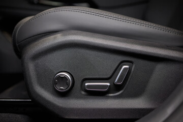 Explore the intricate functions of premium luxury car seat control buttons in detail