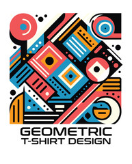 Obraz premium Geometric Vector T Shirt Design