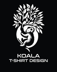 Koala Vector T Shirt Design