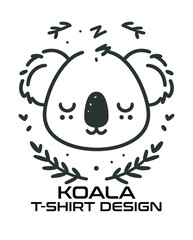Koala Vector T shirt Design