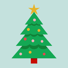 abstract christmas tree