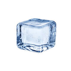 Obraz premium ice cubes isolated on white