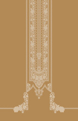 vintage background with lace pattern neckline