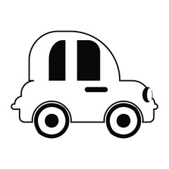 Line art Car silhouette