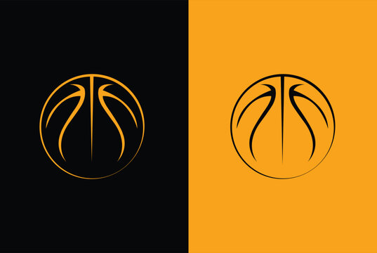 Basketball logo badge template - sports logo