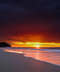 sunrise on the beach