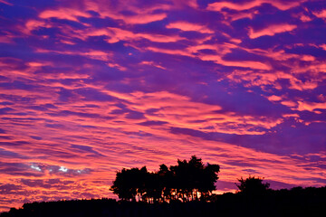 Sunset in Bursa witnessed a feast of colors