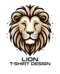 Lion Vector T shirt Design