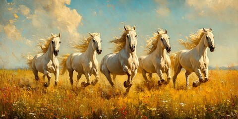 horses art