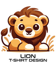Lion Vector T shirt Design