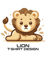 Lion Vector T shirt Design