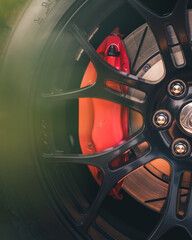 car rim and break