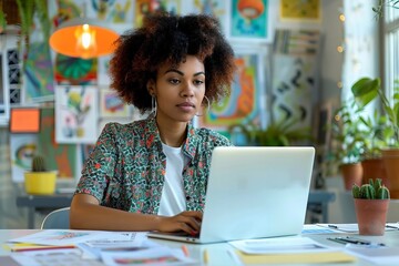 Graphic Artist Creates Various Digital Designs for Web and Print