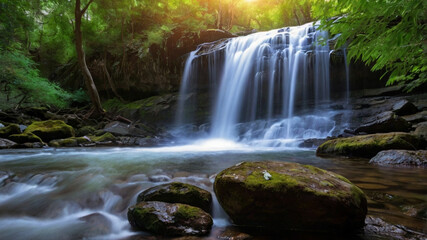 Fototapeta premium natural scenery wallpaper background