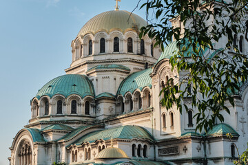 Majestic Alexander Nevsky Cathedral in Sofia, Bulgaria. A stunning example of Bulgarian Orthodox...
