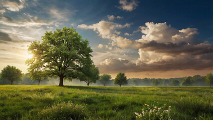 natural sunrise in the mountains background walpaper