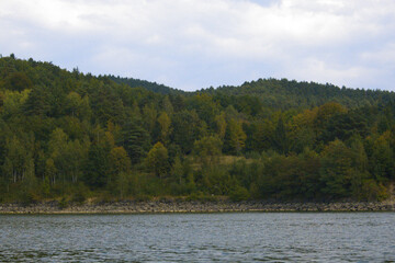 Breathtaking view of majestic mountains under a beautiful sky, where dramatic peaks meet the vibrant hues of the horizon