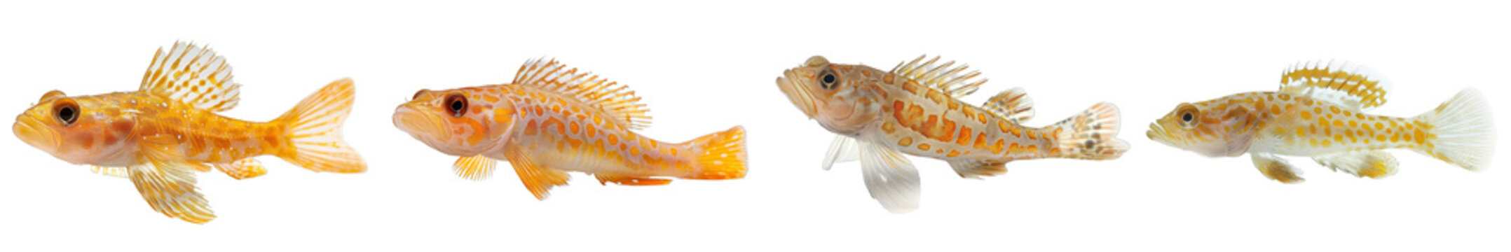 A high-quality image of a goby fish, highlighting its small size and unique patterns.