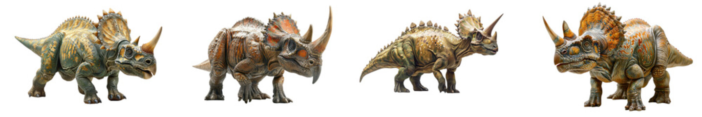 Fototapeta premium A high-quality image of a Pachyrhinosaurus, highlighting its thick skull and herbivorous nature.