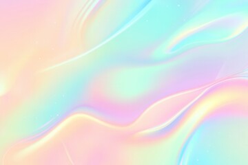 Iridescent Pastel Gradient Background with Smooth Flowing Waves