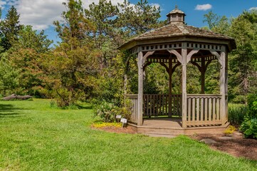 The Cylburn Gazebo on a Perfect May Afternoon, Baltimore MD USA