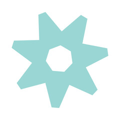 Geometric Star Shape Graphic