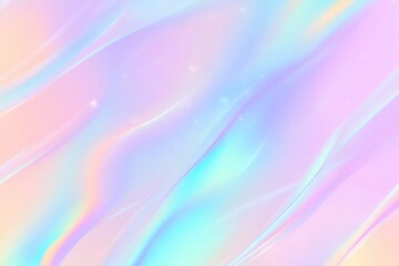 Iridescent Pastel Swirl with Vibrant Glow Background