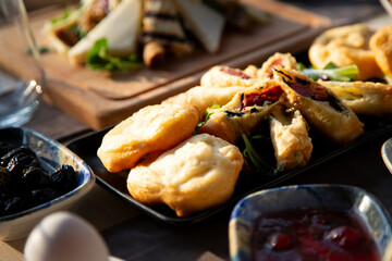 breakfast pastry on the table