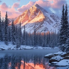 winter nature view