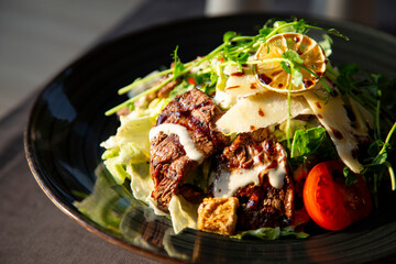 meat with vegetables