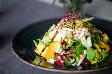 salad with vegetables