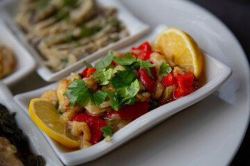 appetizers on the table