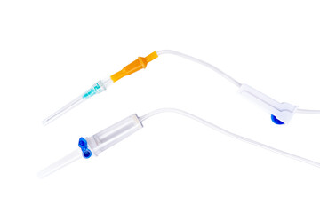 syringe isolated on white