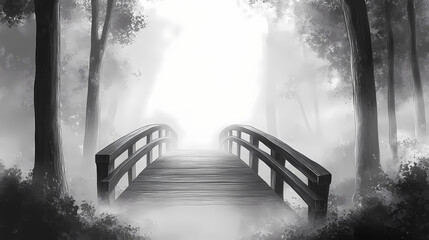 wooden bridge