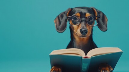 Bookworm Dachshund: A Smart Pup with a Serious Book Habit