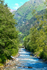 Der Pflerscher Bach im Pflerschtal (Südtirol, Italien) 
