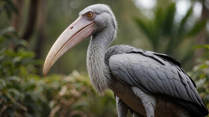 Fototapeta premium Close-Up of Majestic Shoebill Stork