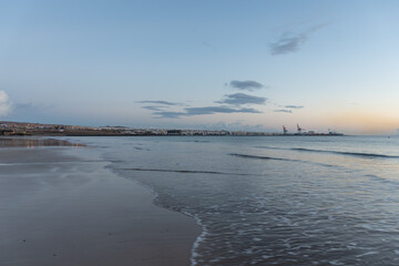 linda playa en las costa de Canarias