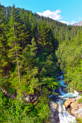 Der Pflerscher Bach im Pflerschtal (Südtirol, Italien)
