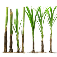 Fototapeta premium bamboo isolated on white background