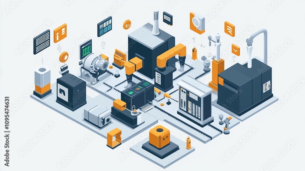 Poster smart factory: automated production line with iot integration
