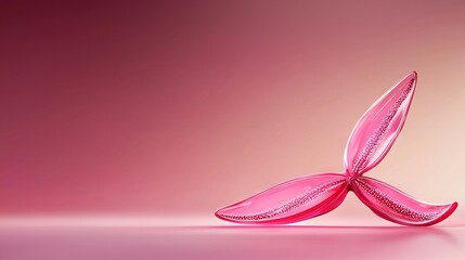   A pink butterfly resting on a pink surface amidst a sea of pink