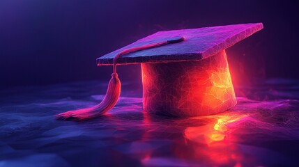 Neon Graduation Cap: A Symbol of Achievement and Future